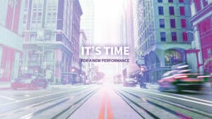 It's time for a new performance.