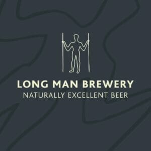 Long man brewery logo.