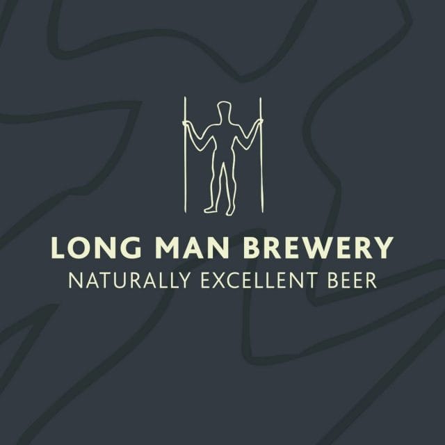 Long man brewery logo.