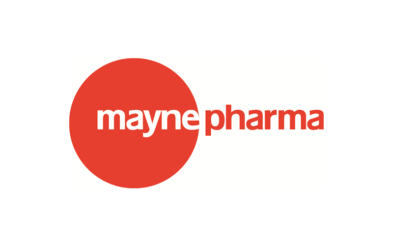 Mayne Pharma logo on a white background.
