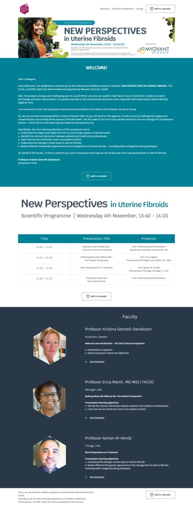 New Perspectives landing page
